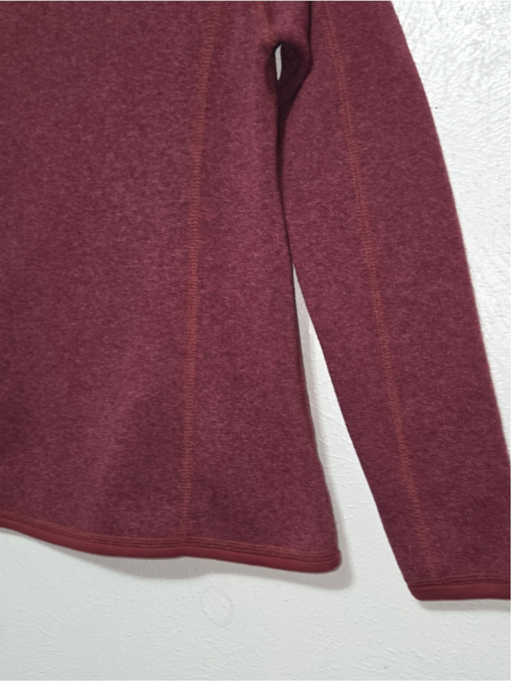 Patagonia Better Sweater Fleece Jacket Women's Size Small Burgundy Full Zip - Picture 13 of 13